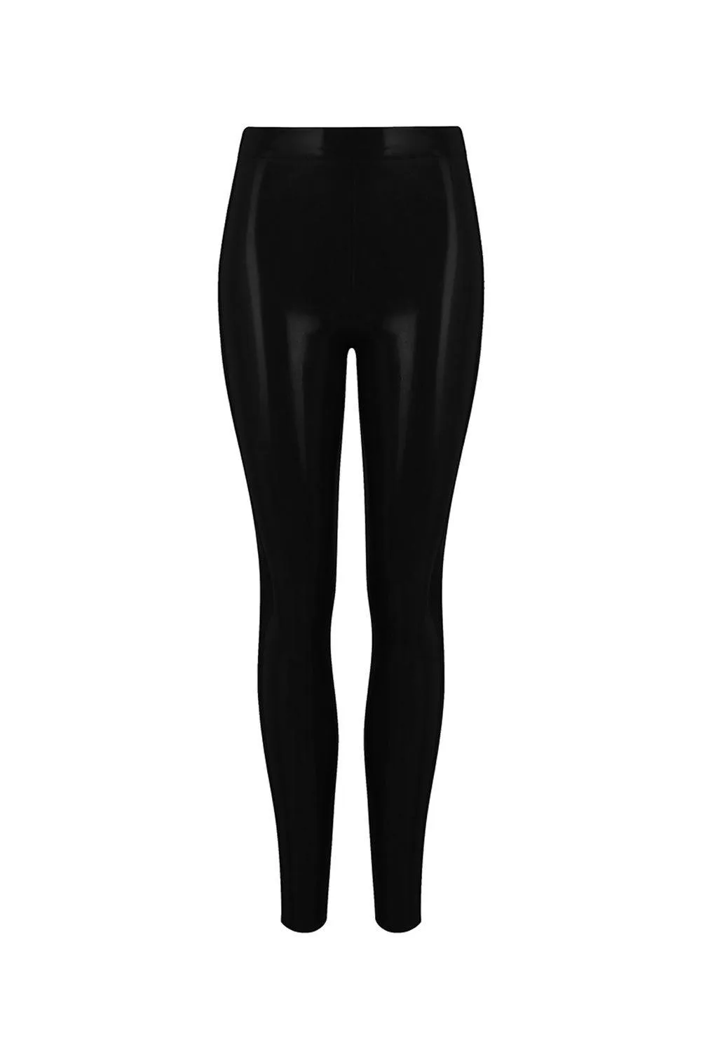 Elissa Poppy Latex Leggings