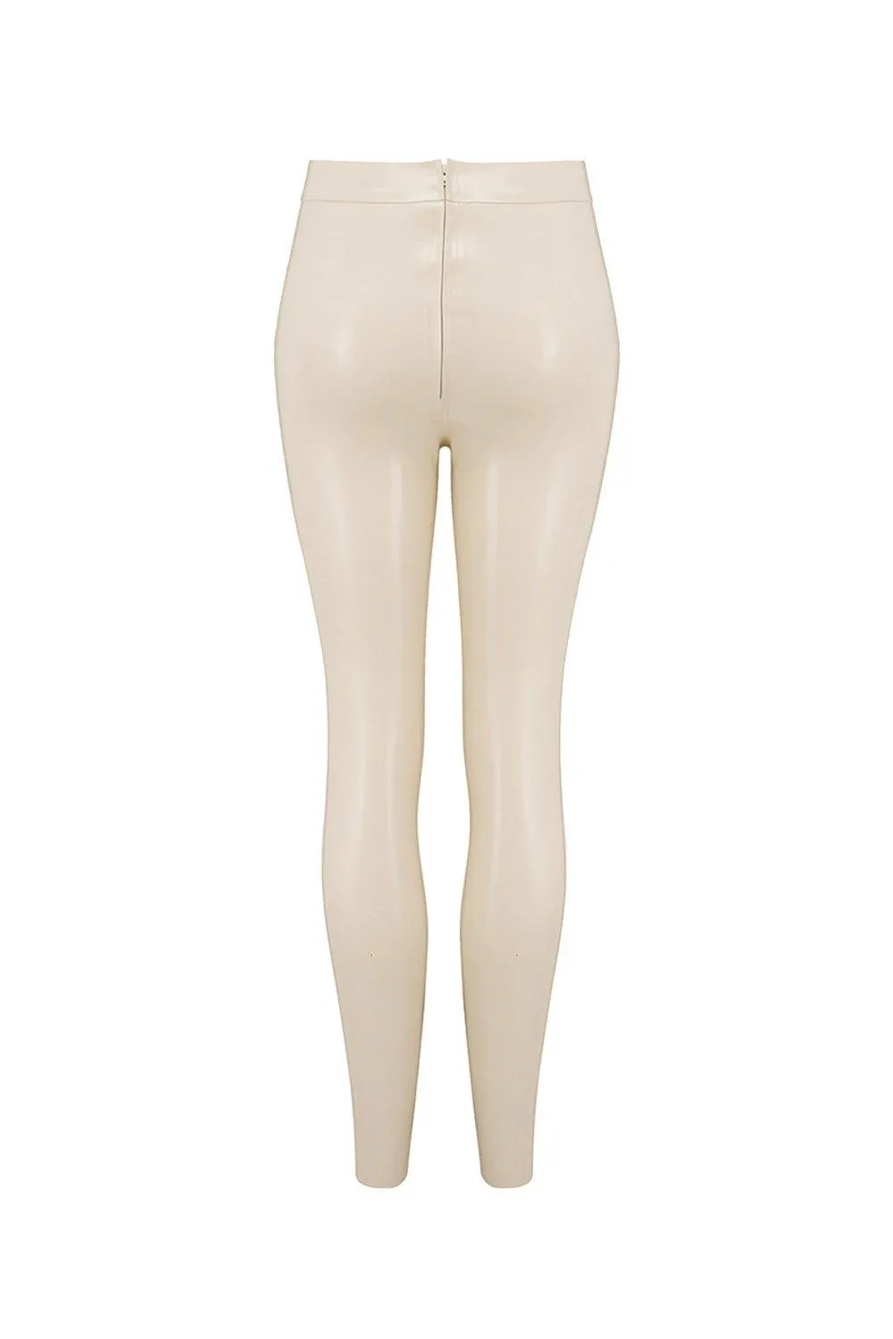 Elissa Poppy Latex Leggings