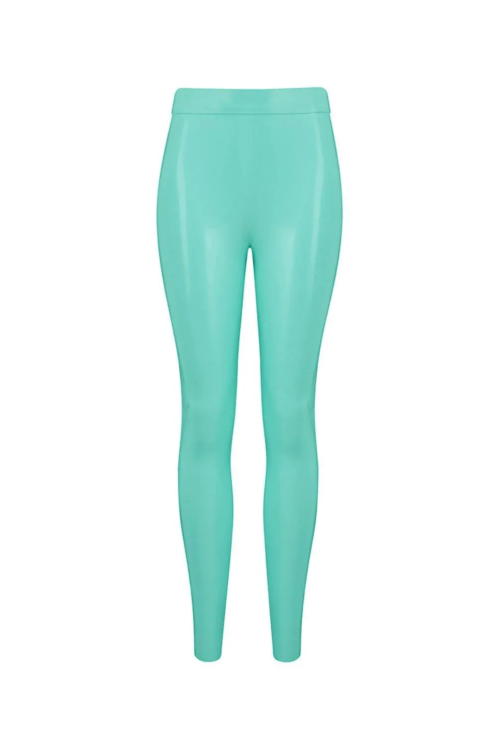 Elissa Poppy Latex Leggings