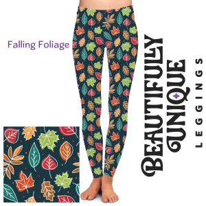 Falling Foliage - High-quality Handcrafted Vibrant Leggings