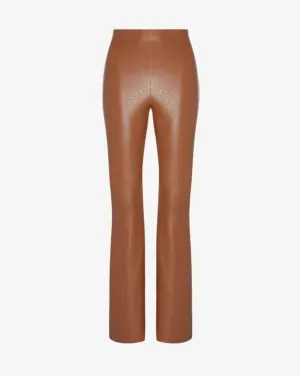 Faux Leather Flare Leggings