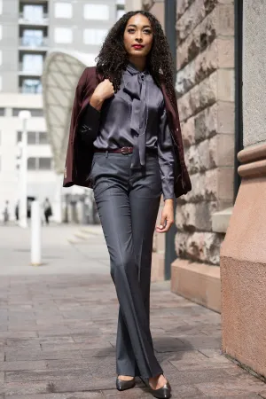 Flare Trouser - Charcoal