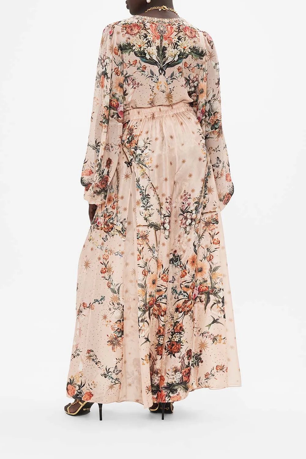 FLARES WITH LACE UP SIDE ROSE GARDEN REVOLUTION