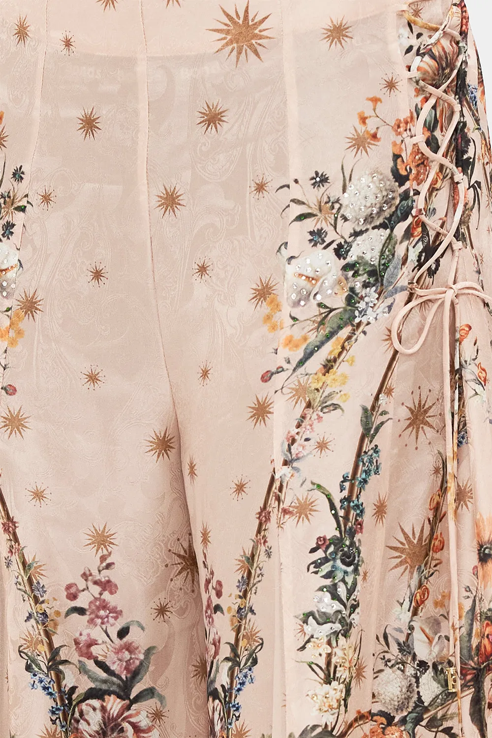 FLARES WITH LACE UP SIDE ROSE GARDEN REVOLUTION