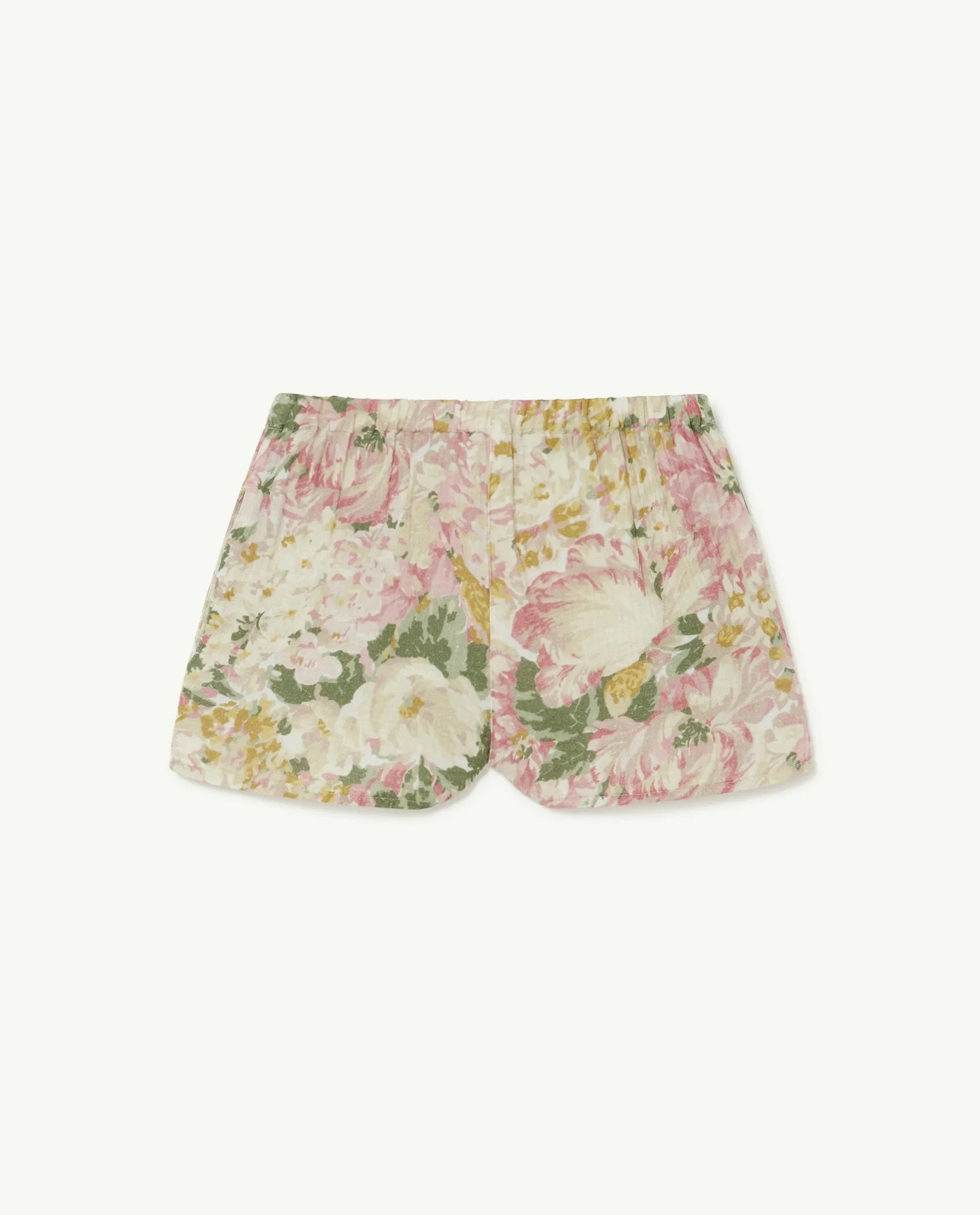 Flowers White Calm Pants