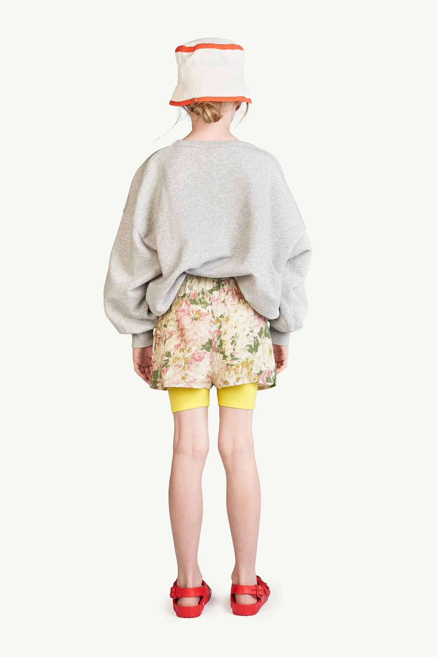 Flowers White Calm Pants