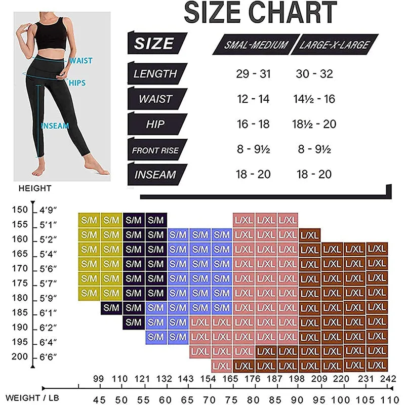 Fullsoft 2 Pack Womens Capri Leggings High Waisted Yoga Cropped Pants Black