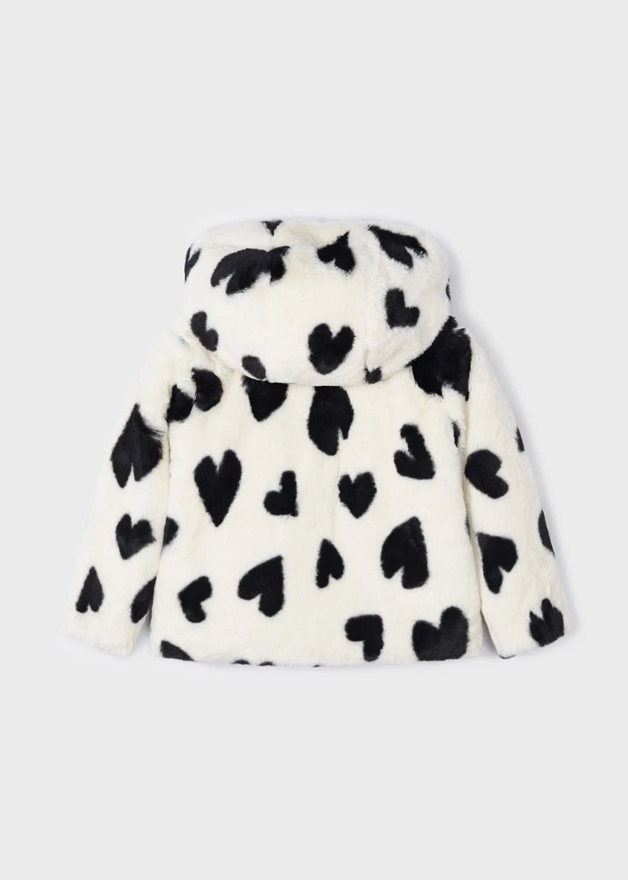 Girl Fur Hooded Coat/4407/Mayoral