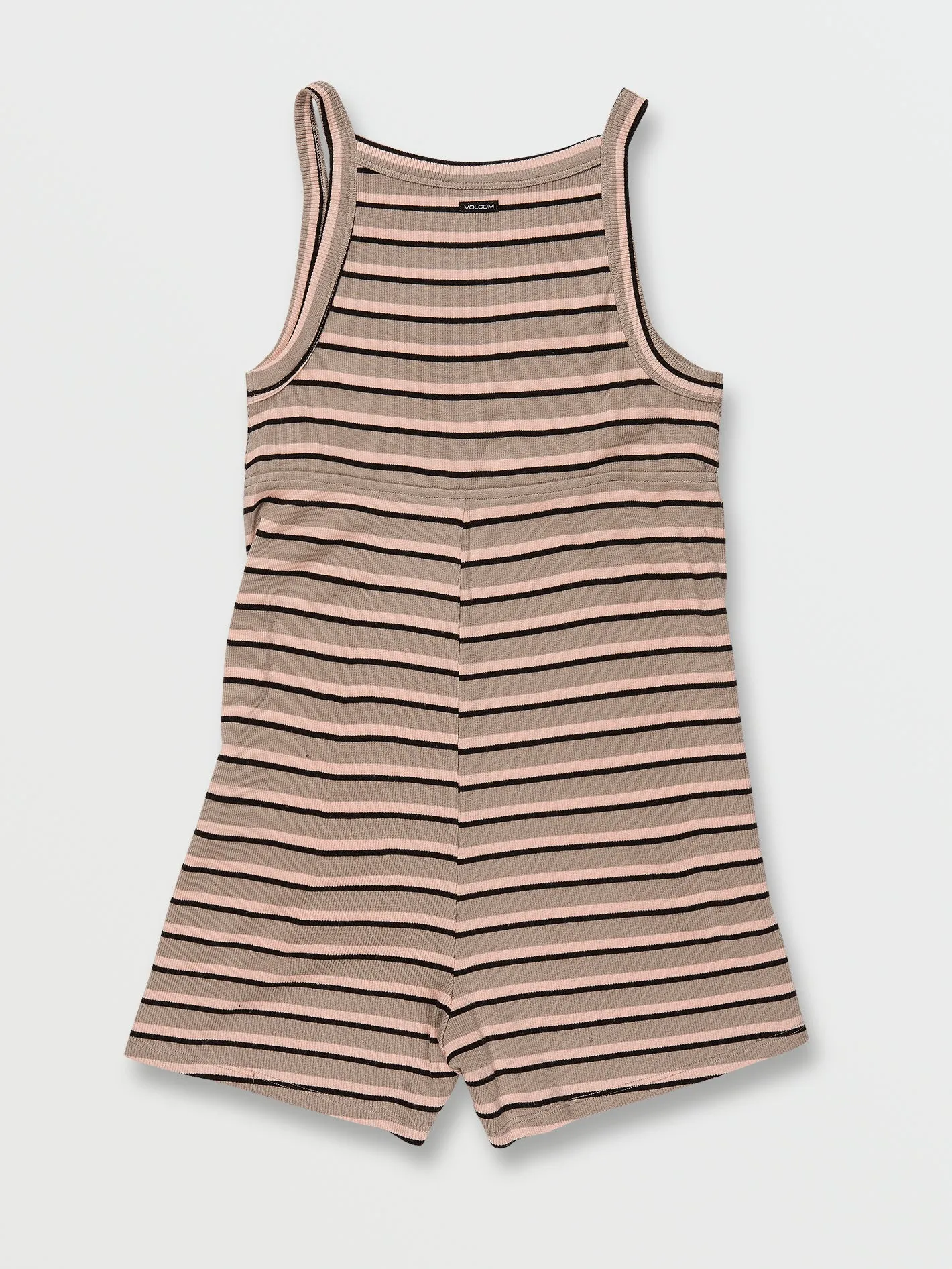 Girls All Booed Up Romper - Taupe