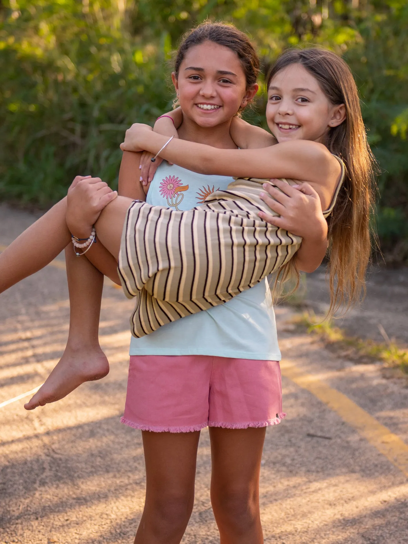 Girls All Booed Up Romper - Taupe