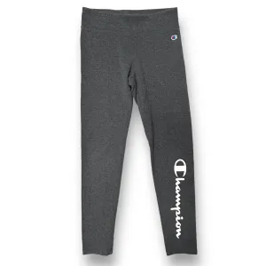 Girls Champion Size 11/12 YLG Gray Stretch Leggings