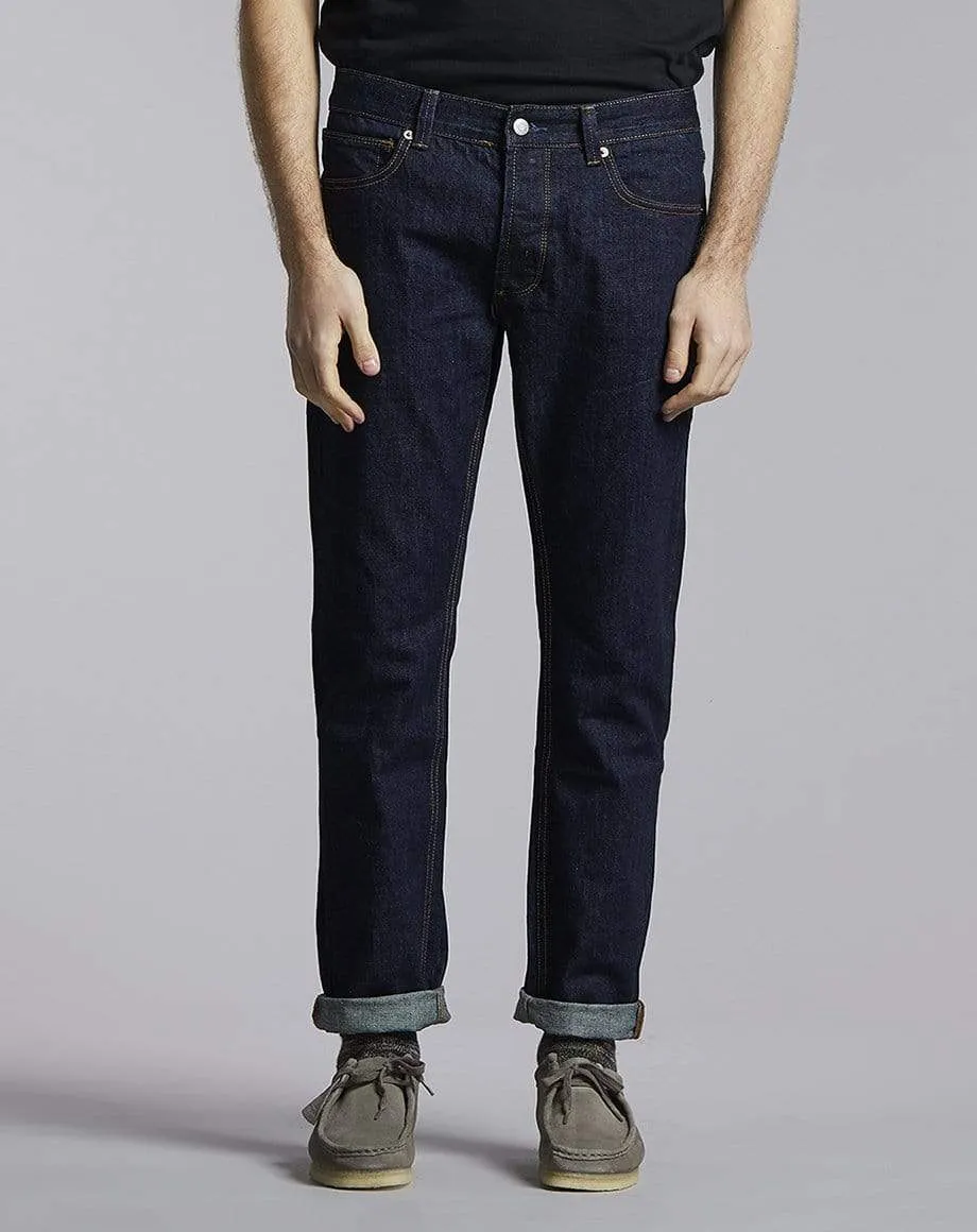 Gonzo Ceremony Regular Denim Jean | Dark Indigo Vintage Wash