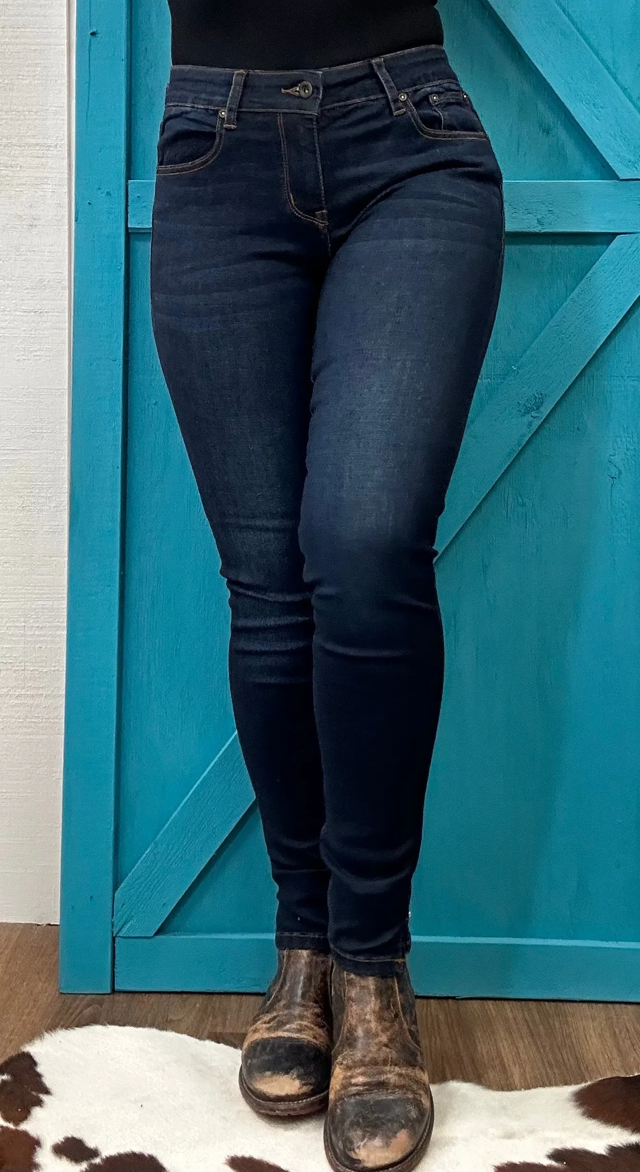 Grace in LA Women's Easy Fit Skinny Jeans EB9570RC