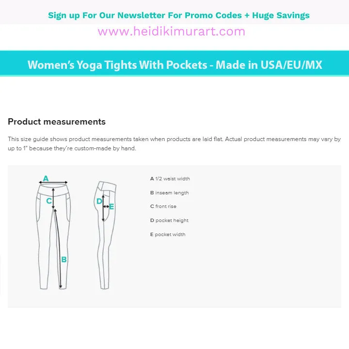 Grey Snake Print Women's Tights, Women's 7/8 Leggings With 2 Side Pockets - Made in USA/EU/MX