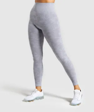 Gymshark Camo Seamless Leggings - Lilac