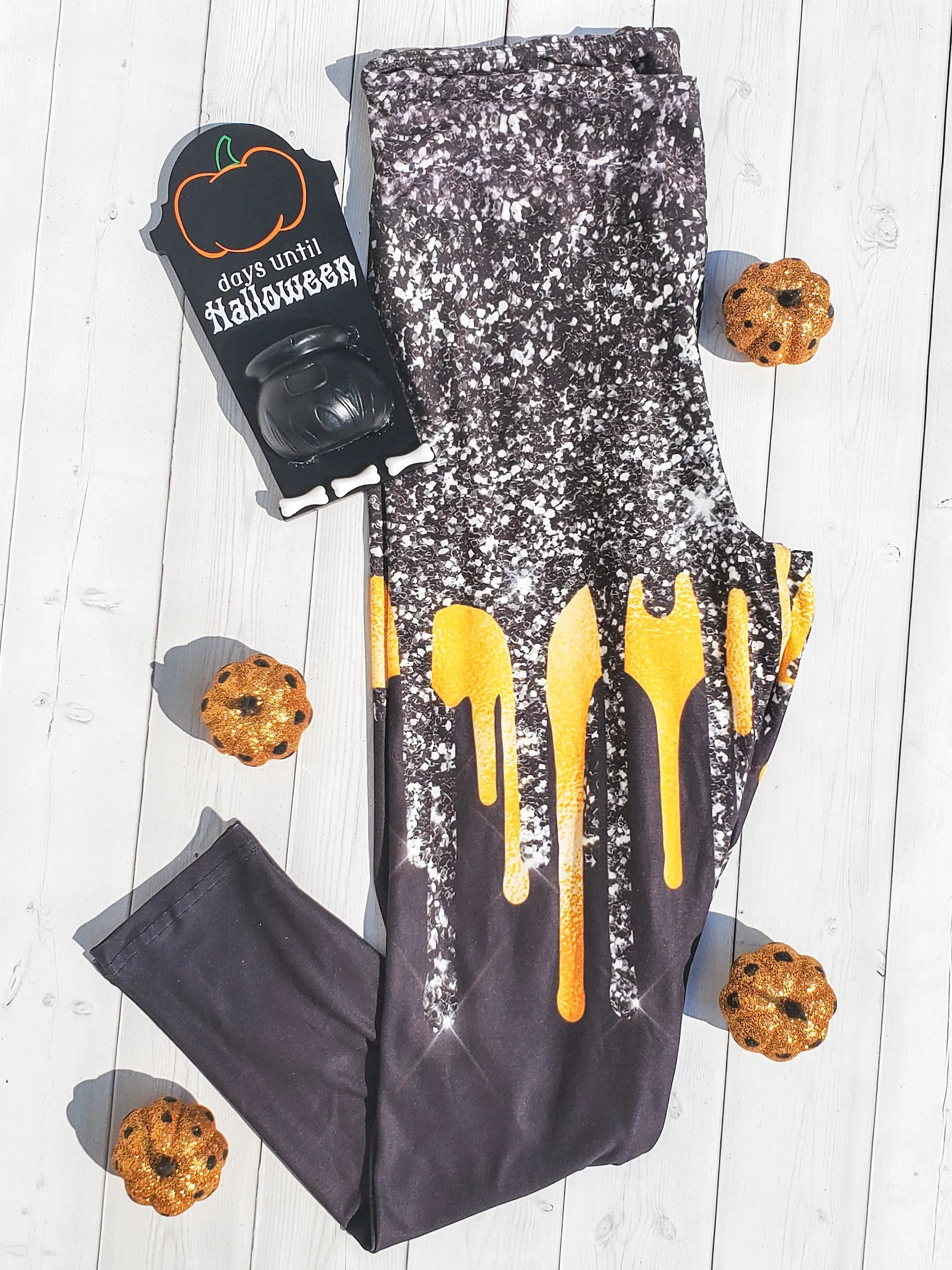 Halloween Drips (Exclusive) - High-quality Handcrafted Vibrant Leggings