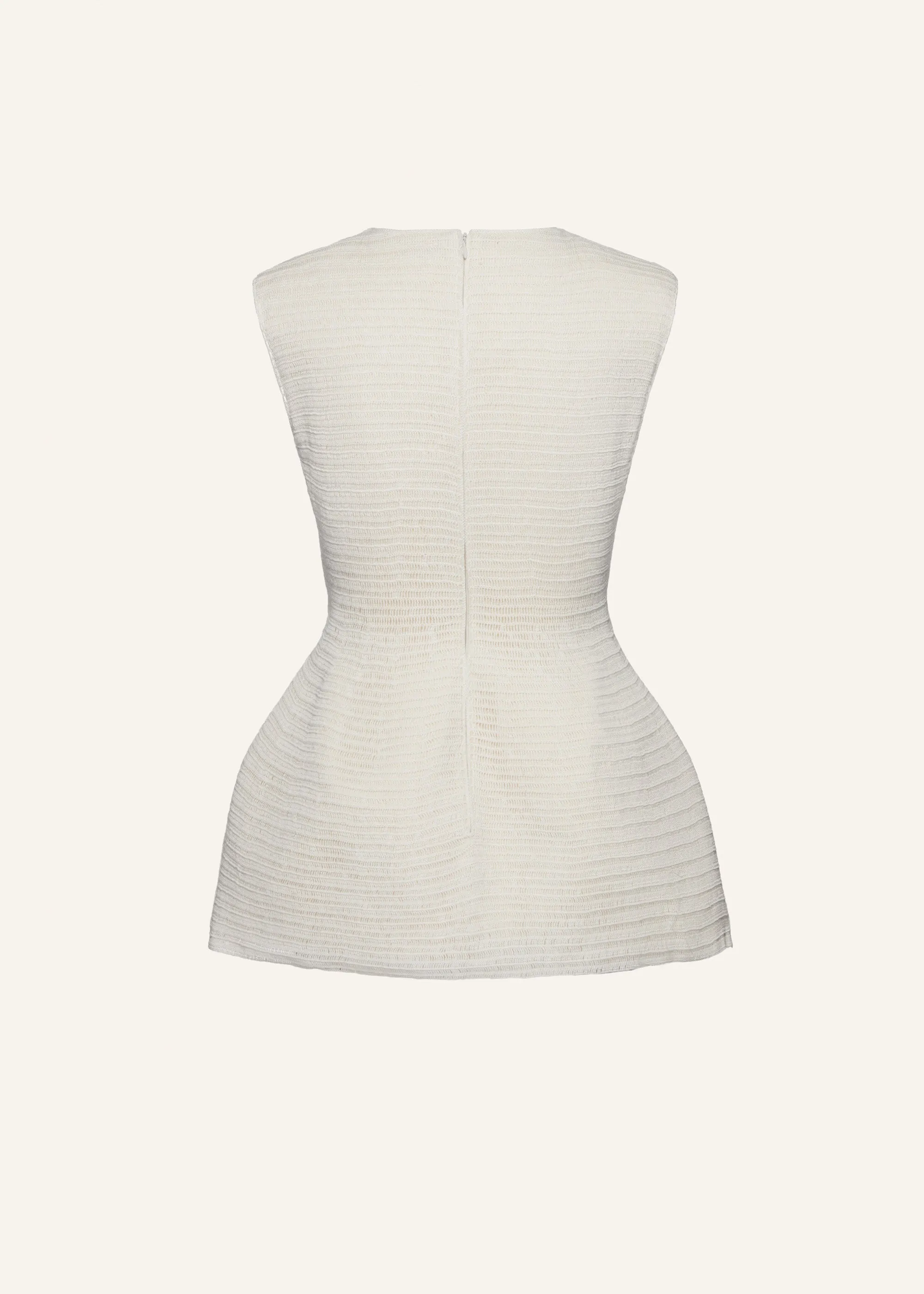 Handmade lace babydoll dress in cream