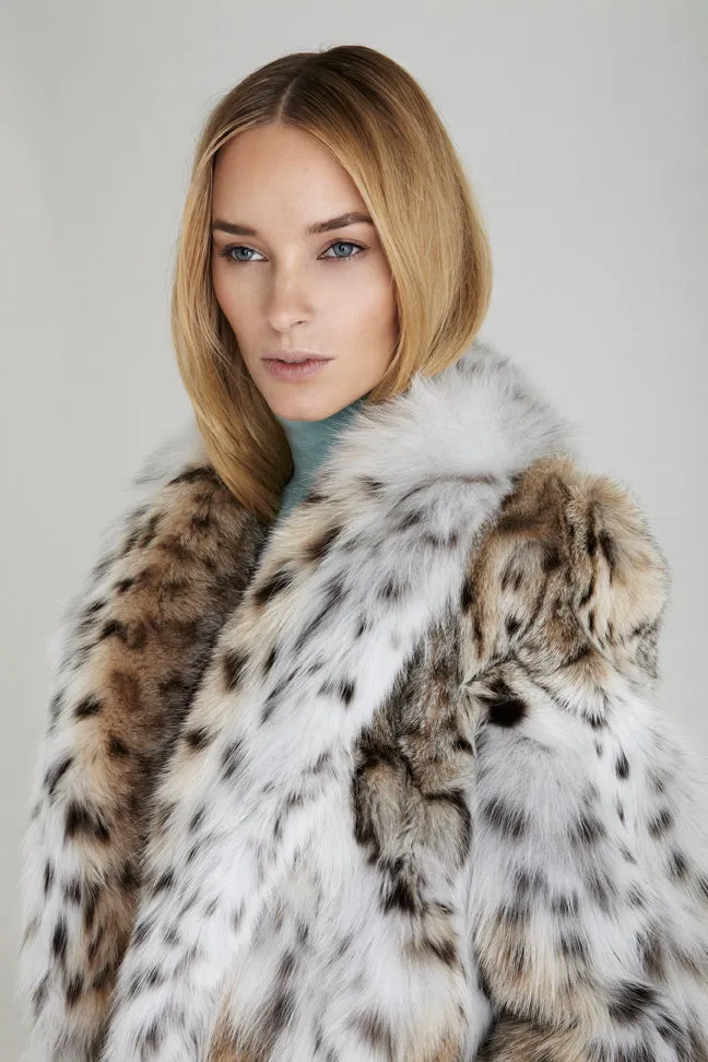 Helene American Lynx Fur Coat