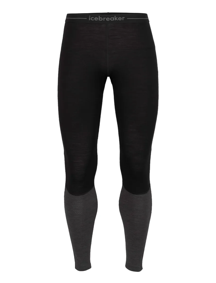 Icebreaker Men&#x27;s Zoneknit 200 Leggings Black/Jet Heather | Buy Icebreaker Men&#x27;s Zoneknit 200 Leggings Black/Jet Heather here | Outnorth