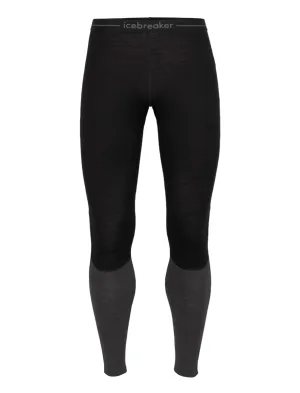 Icebreaker Men&#x27;s Zoneknit 200 Leggings Black/Jet Heather | Buy Icebreaker Men&#x27;s Zoneknit 200 Leggings Black/Jet Heather here | Outnorth