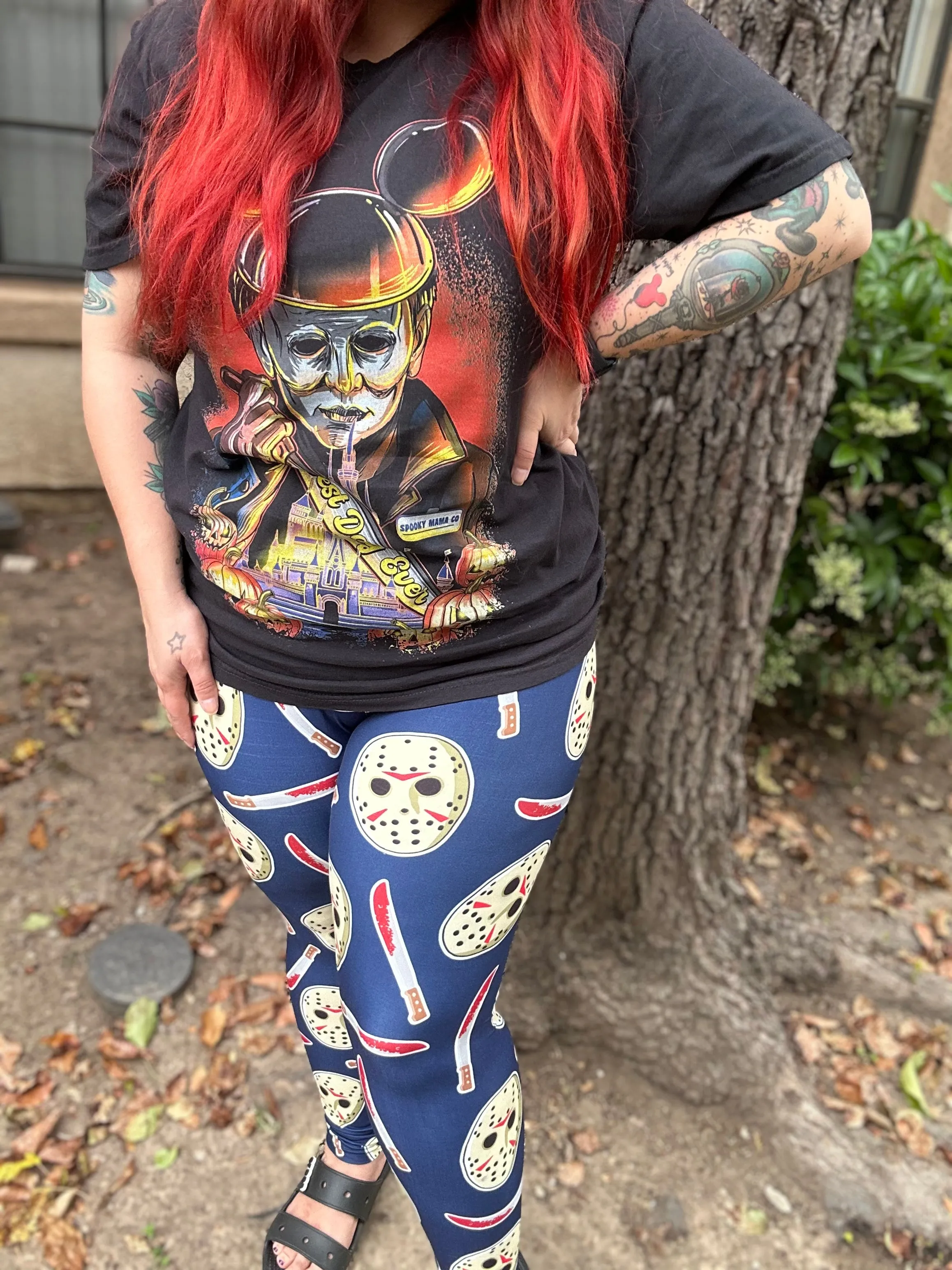 Jason Horror Movie (Exclusive) - High-quality Handcrafted Vibrant Leggings