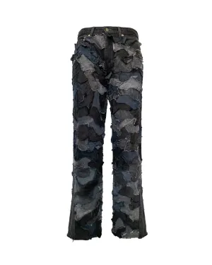 Jeans Patchwork Camouflage