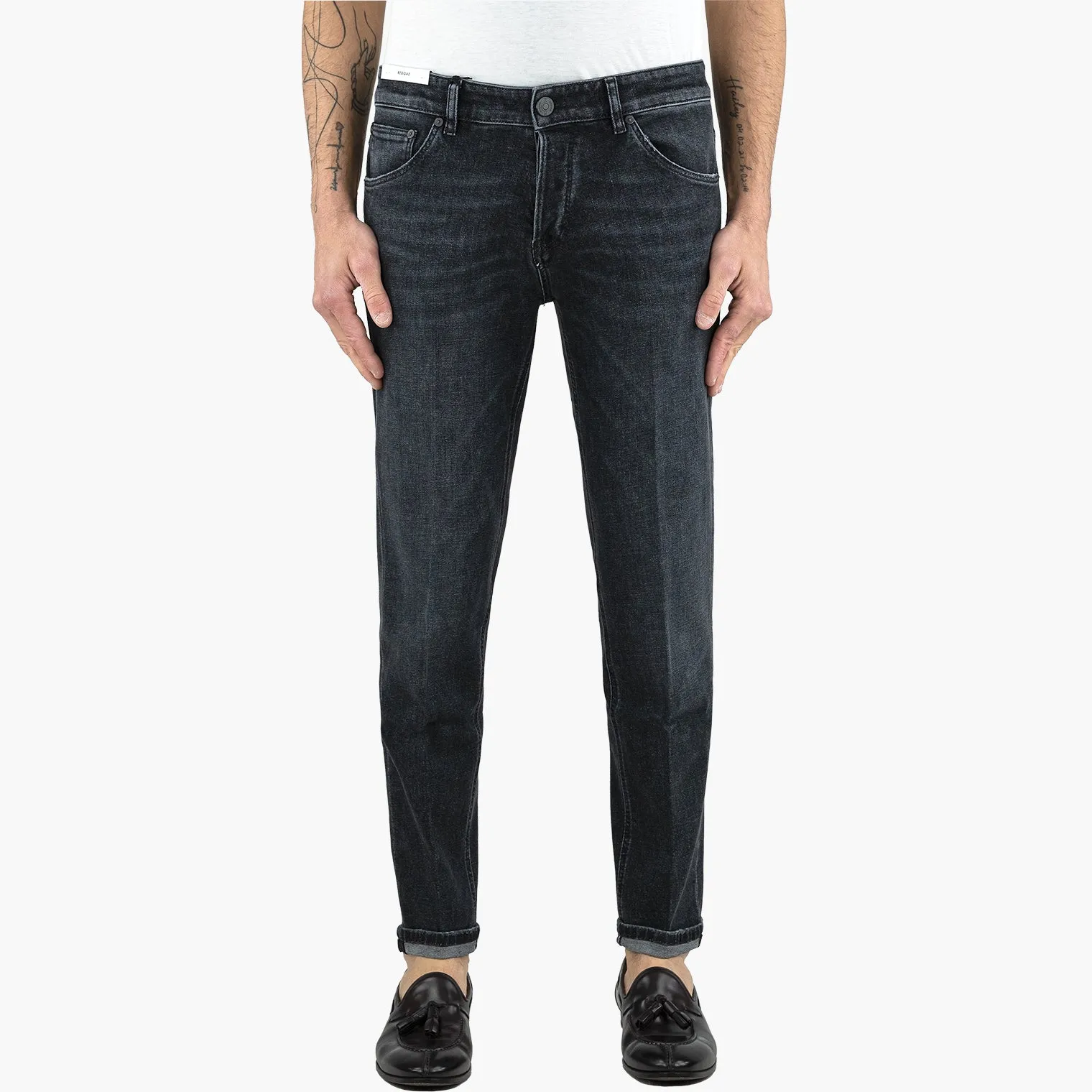 Jeans PT Torino Denim Reggae Stretch Nero Lavato