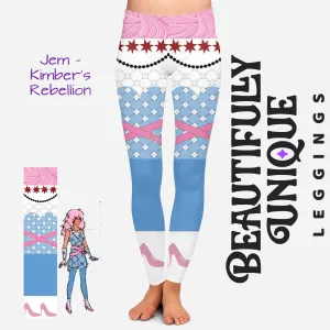Jem - Kimber's Rebellion (Exclusive) - High-quality Handcrafted Vibrant Leggings