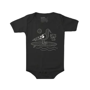 Jetty Seaskull Jumper Youth Infant Onesie - Black