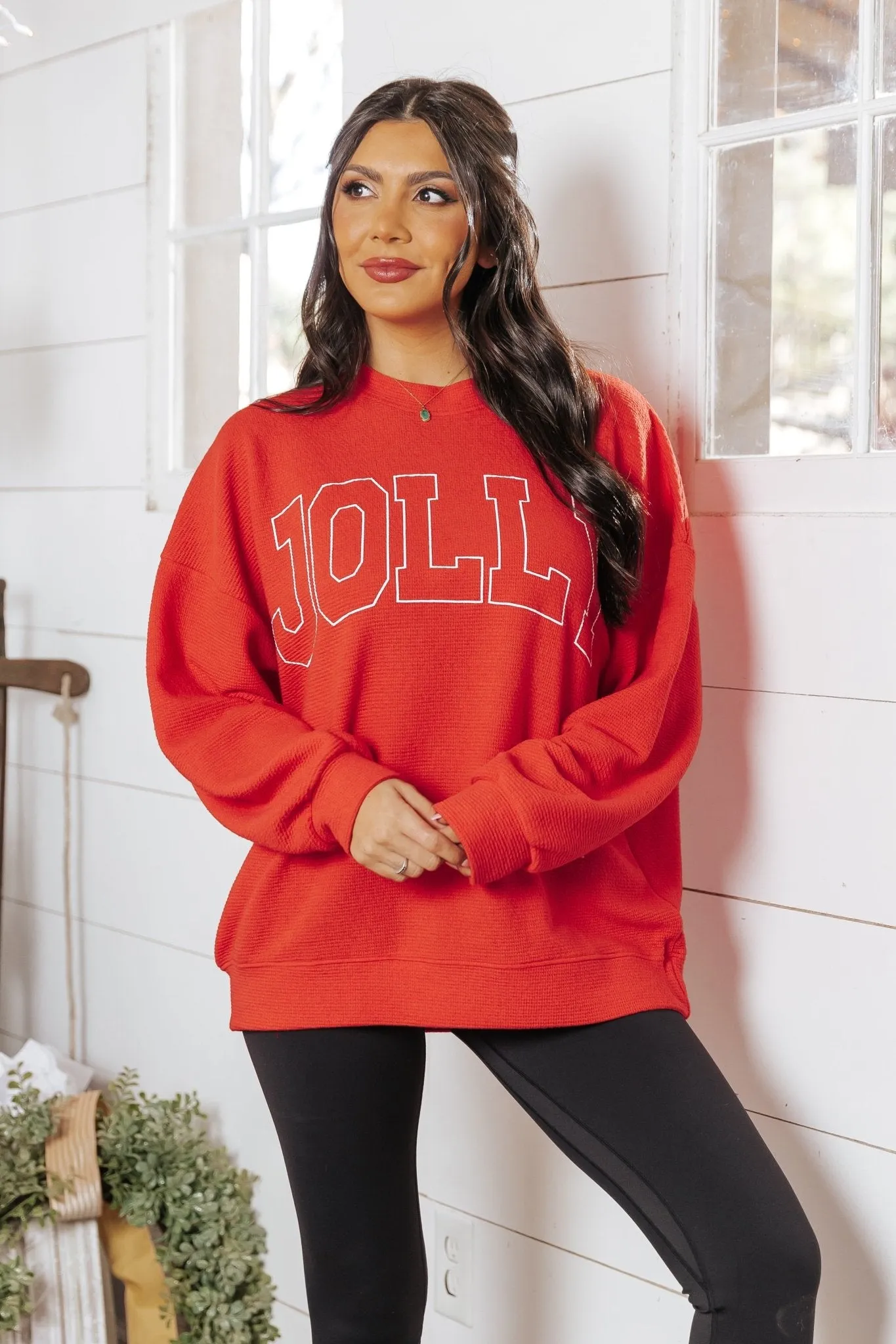 Jolly Red Graphic Sweatshirt - FINAL SALE