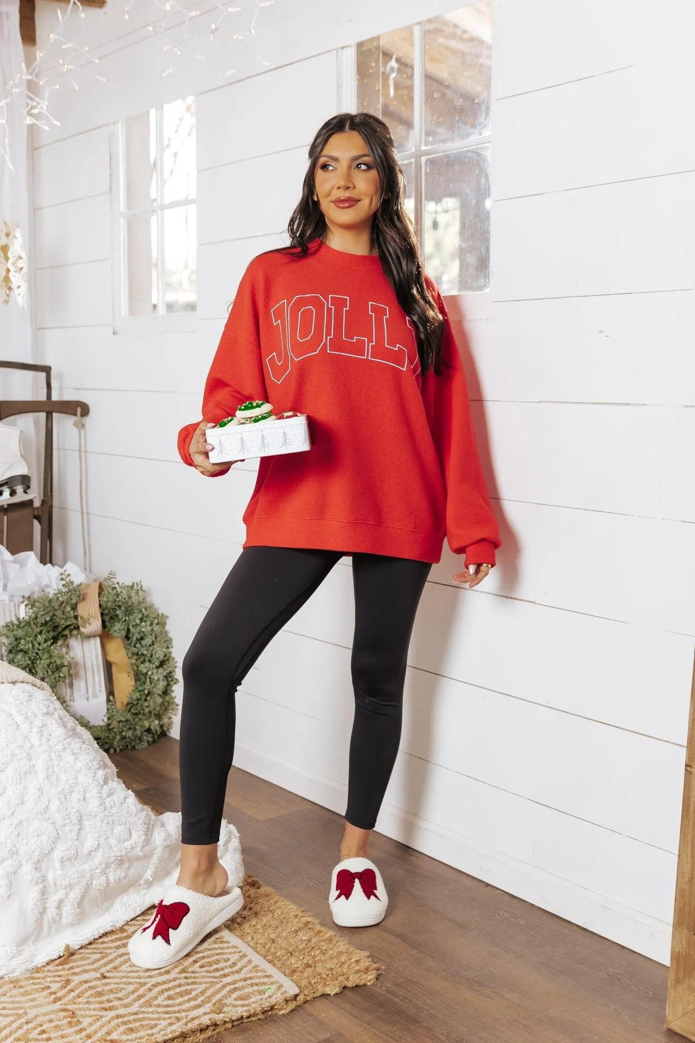 Jolly Red Graphic Sweatshirt - FINAL SALE