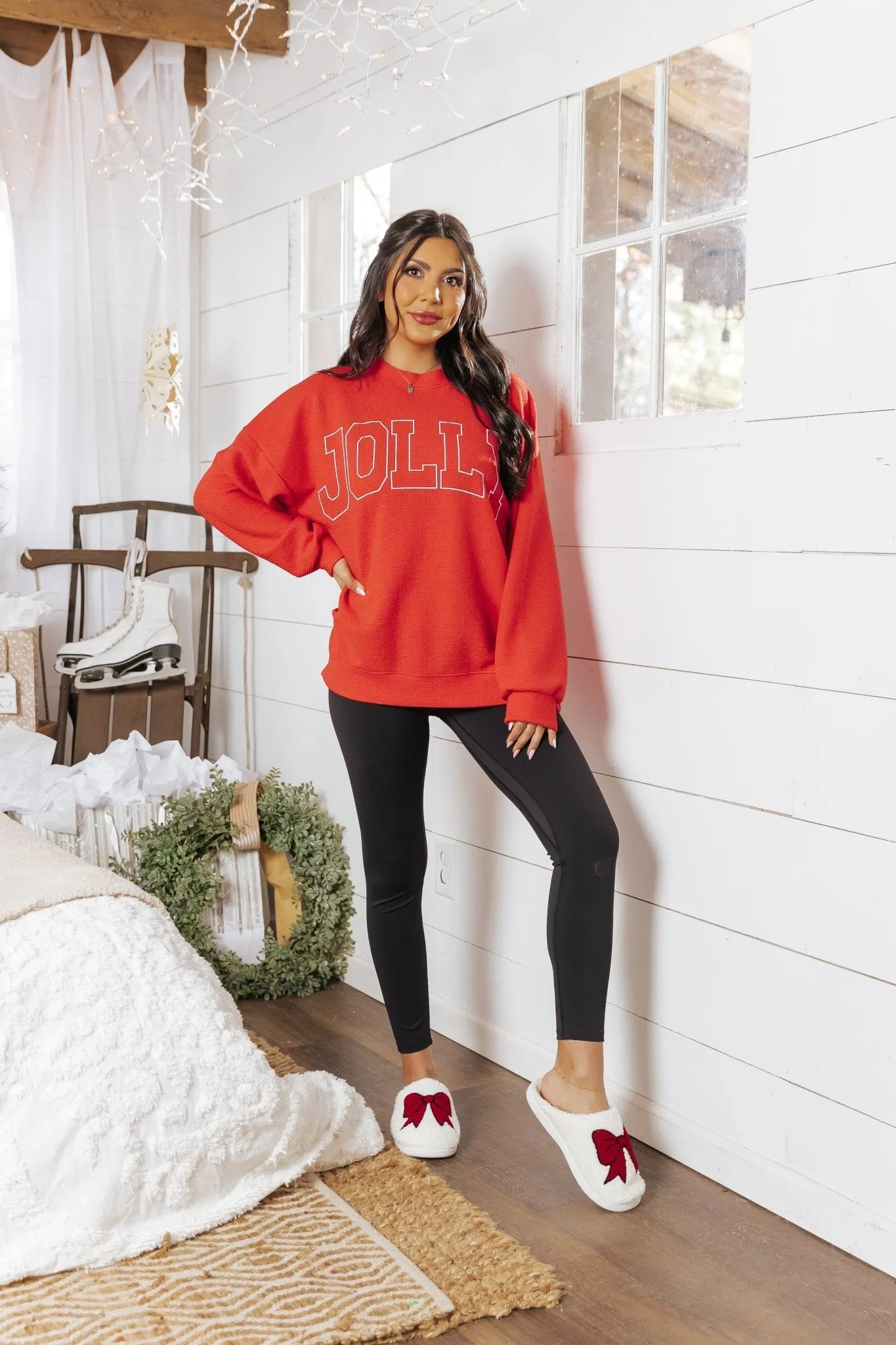 Jolly Red Graphic Sweatshirt - FINAL SALE