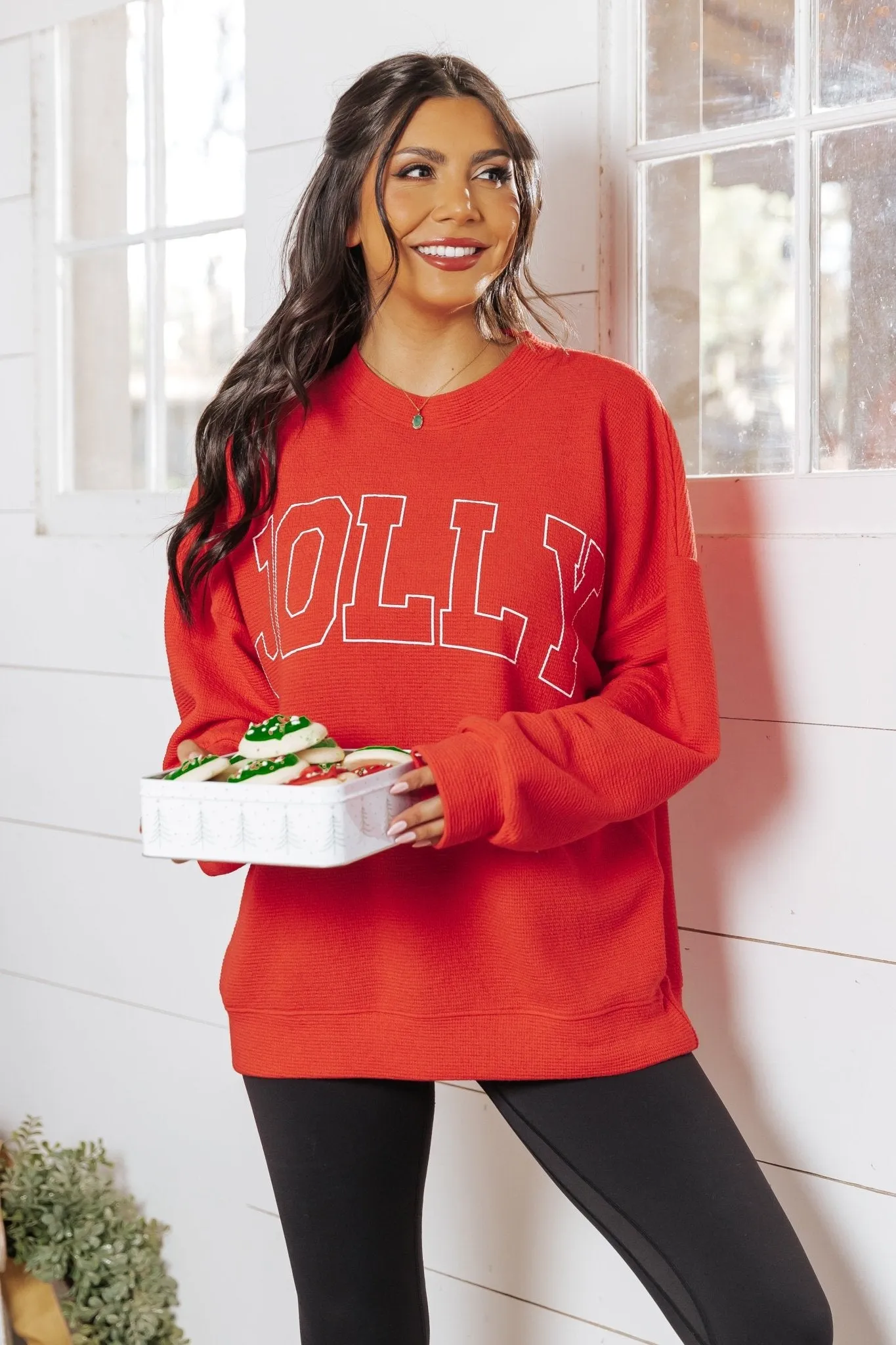 Jolly Red Graphic Sweatshirt - FINAL SALE