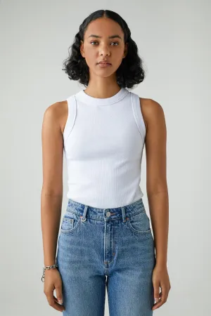 Jonesy Singlet - White