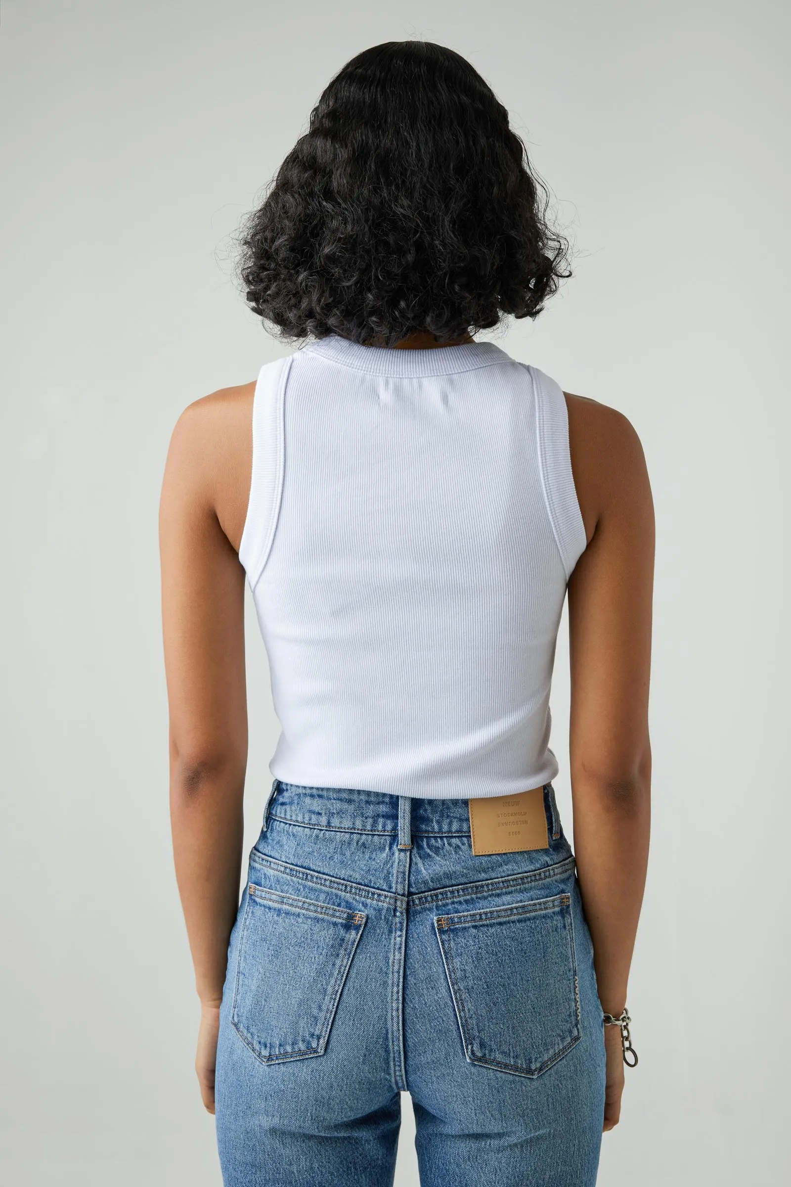 Jonesy Singlet - White