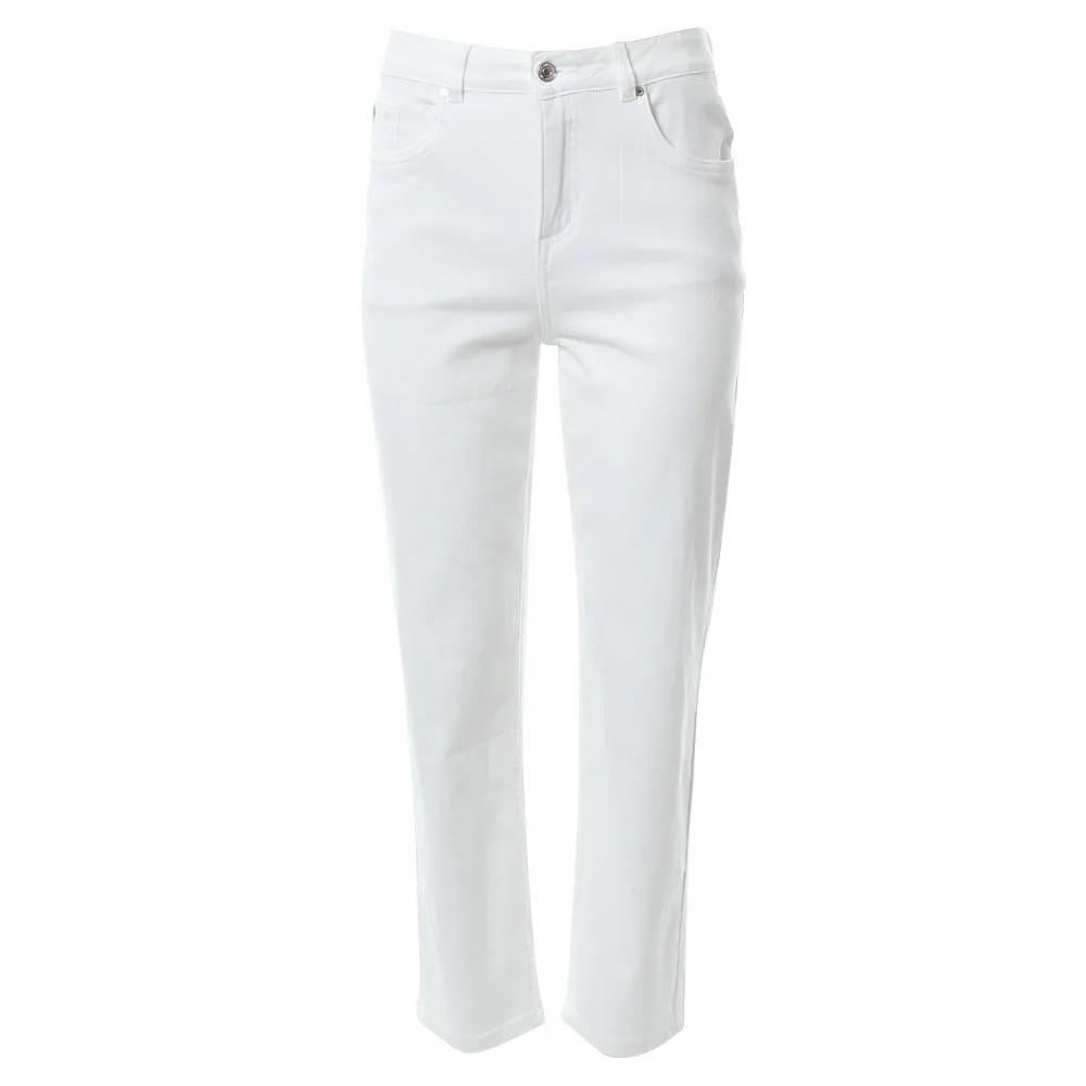 KAITLYN MOM JEAN SHORT LEG  (SOFT WHITE)