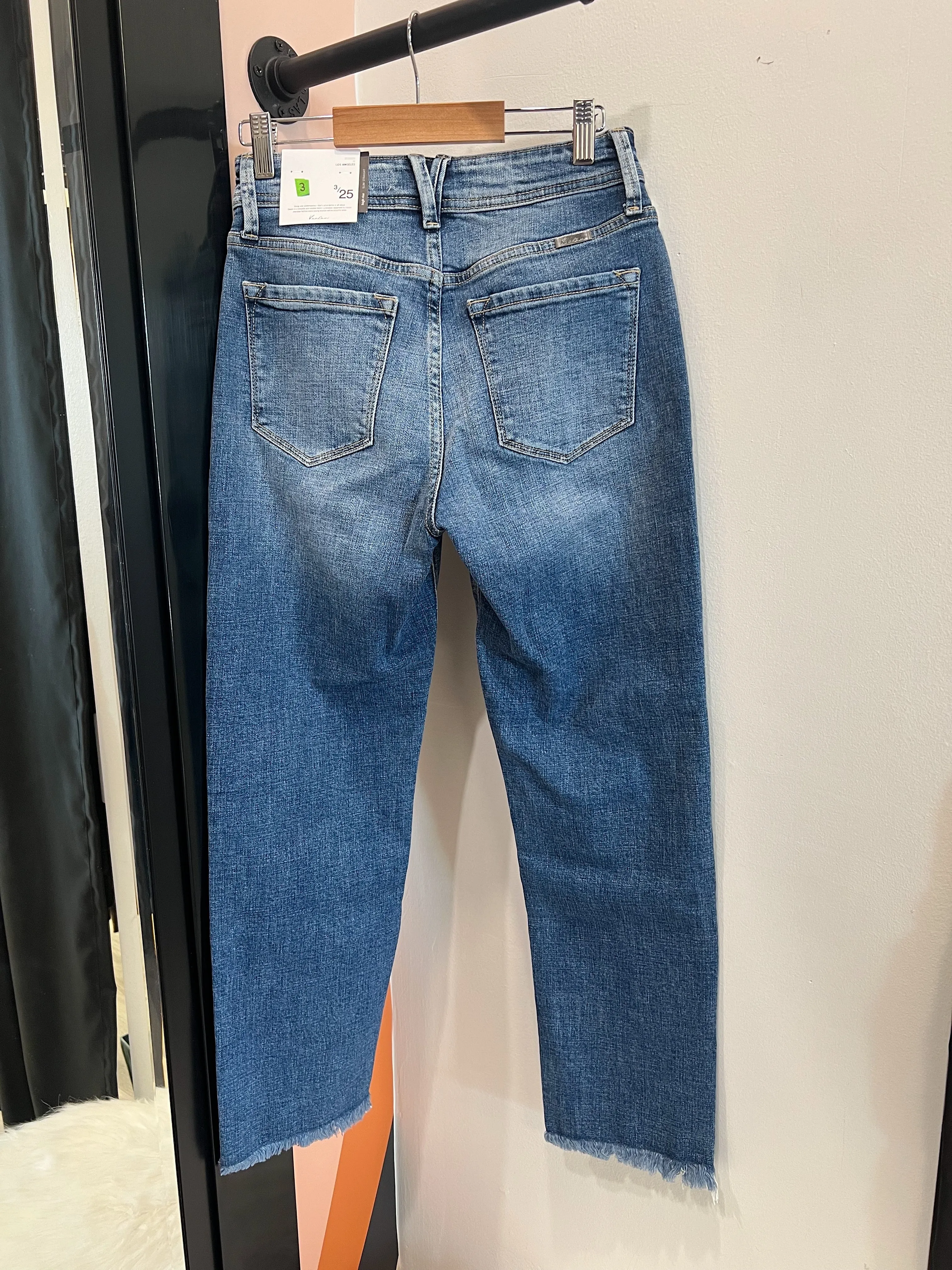 Kancan High Rise Slim Straight Jean