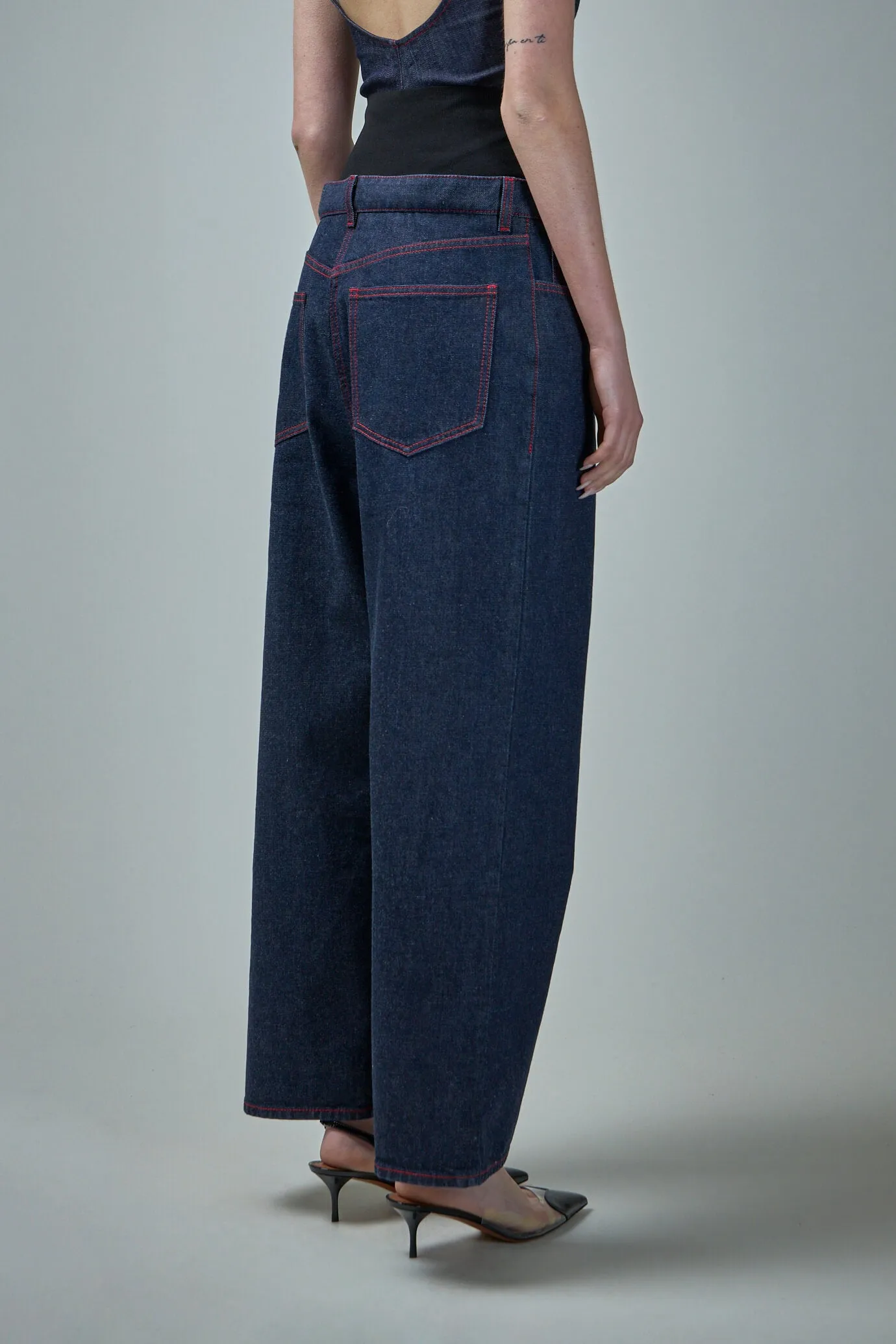 Knit Band Jeans