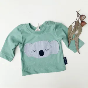 KOALA  baby long sleeve top green