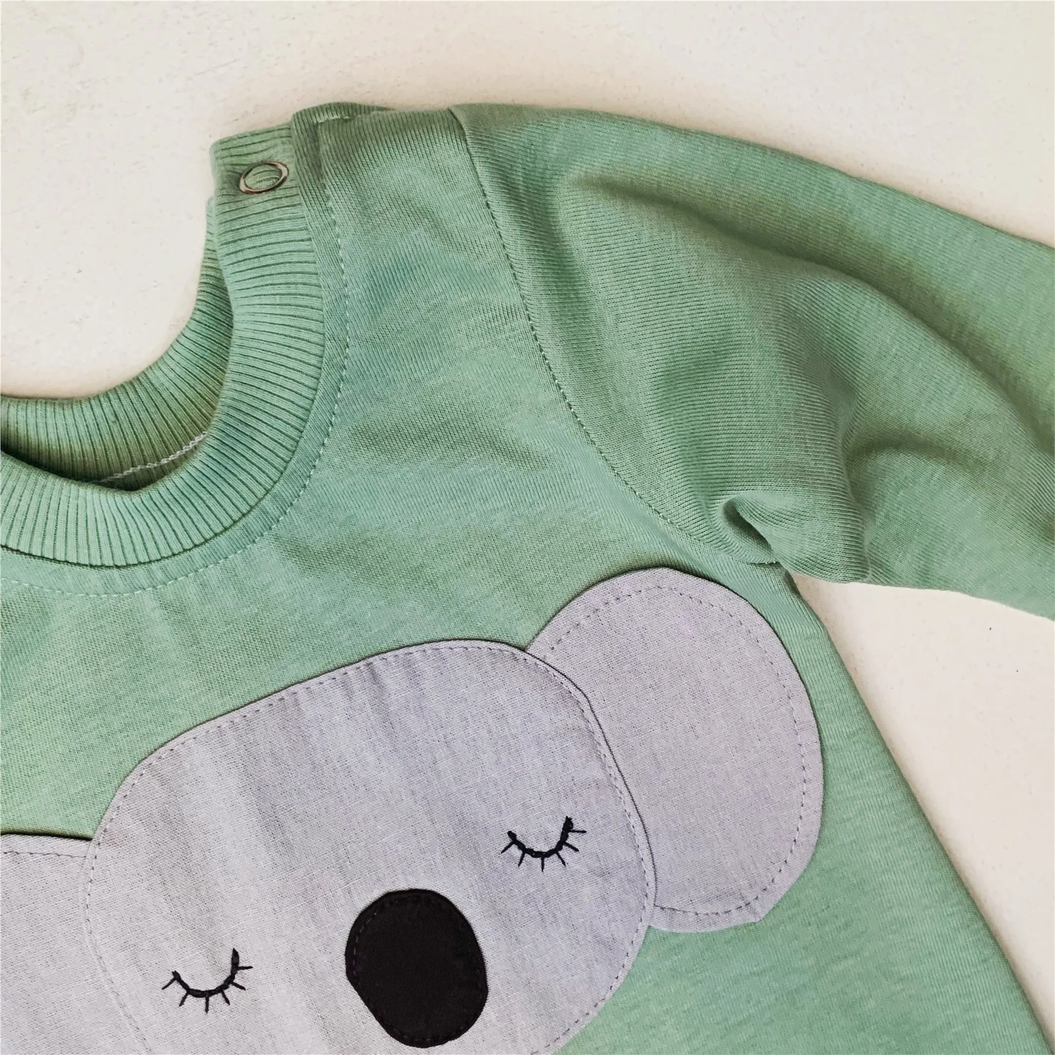KOALA  baby long sleeve top green
