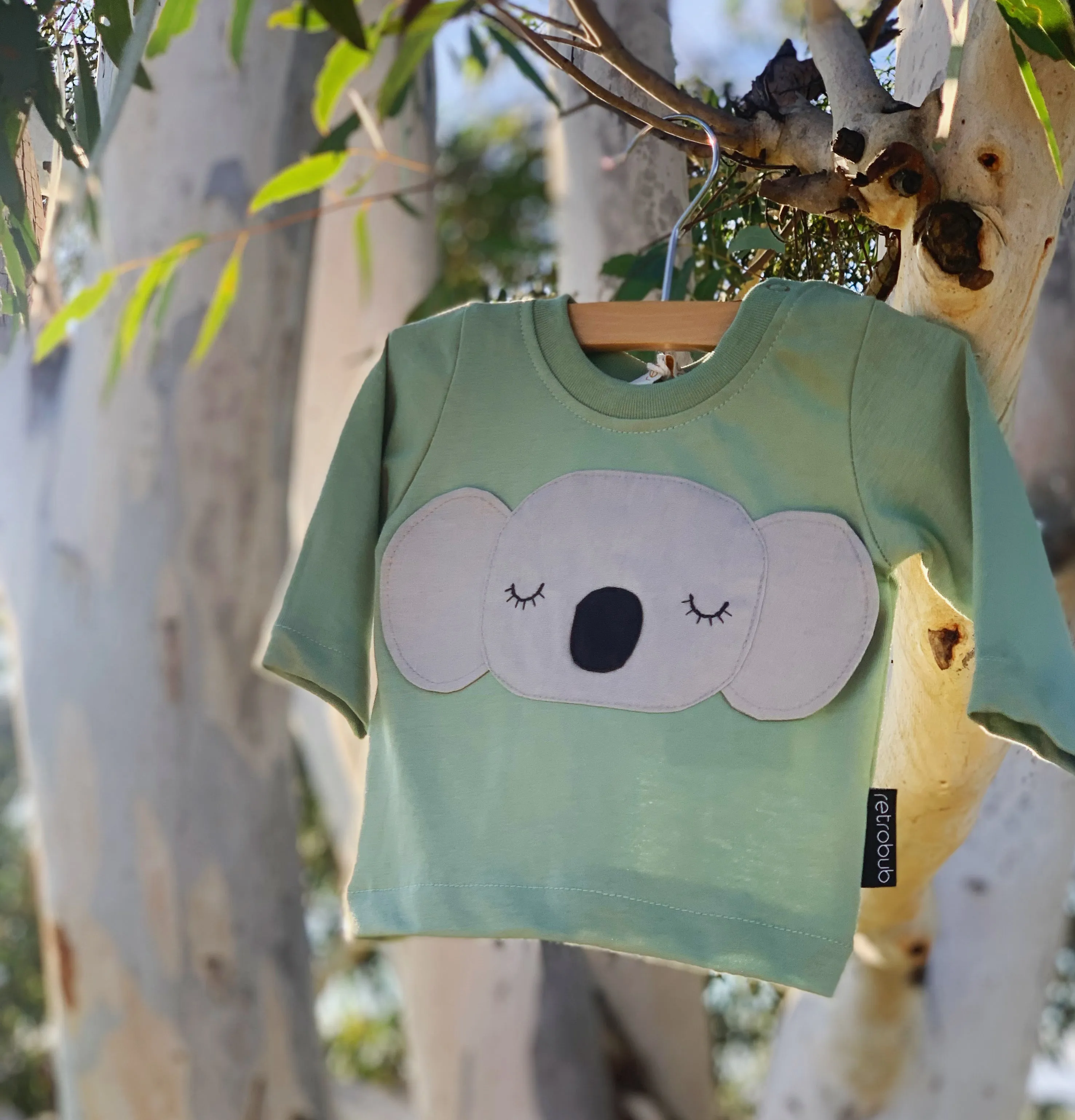 KOALA  baby long sleeve top green