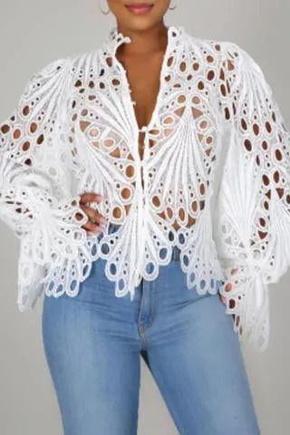 Lace Long Sleeve Top