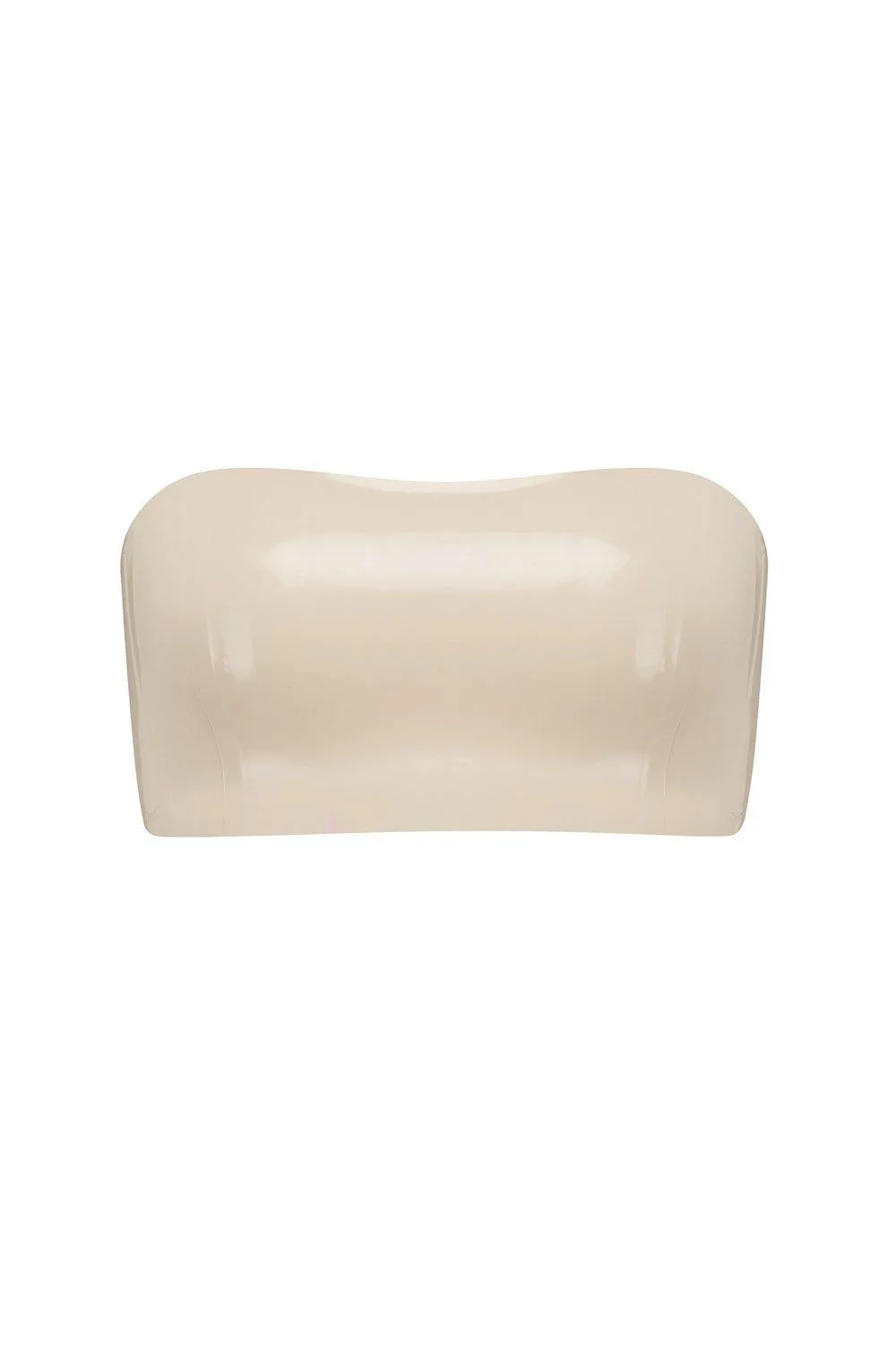 Latex Bandeau Crop Top