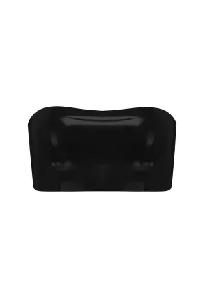 Latex Bandeau Crop Top