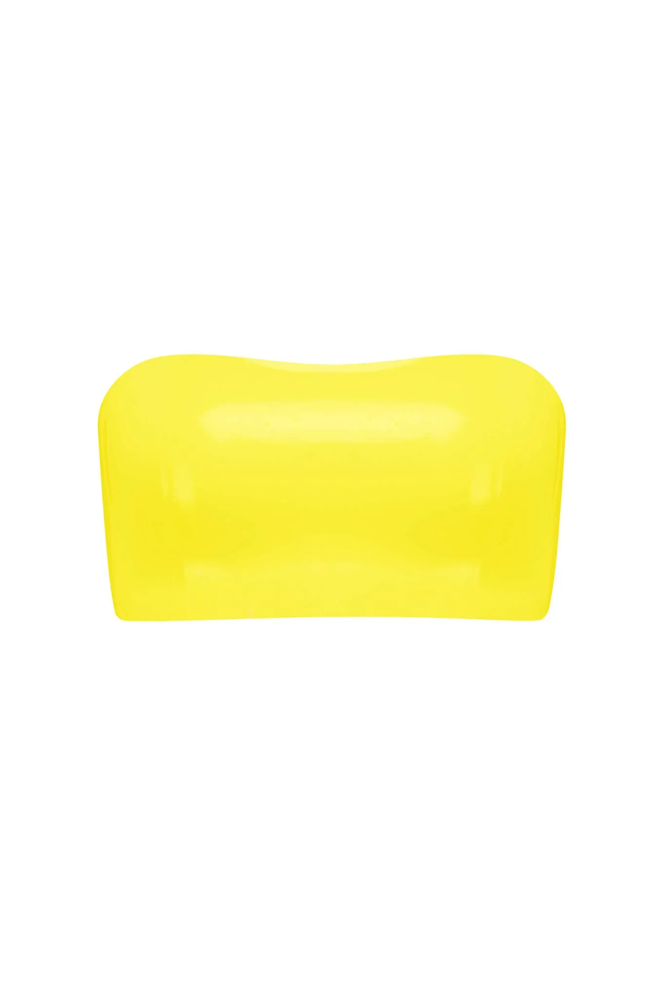 Latex Bandeau Crop Top