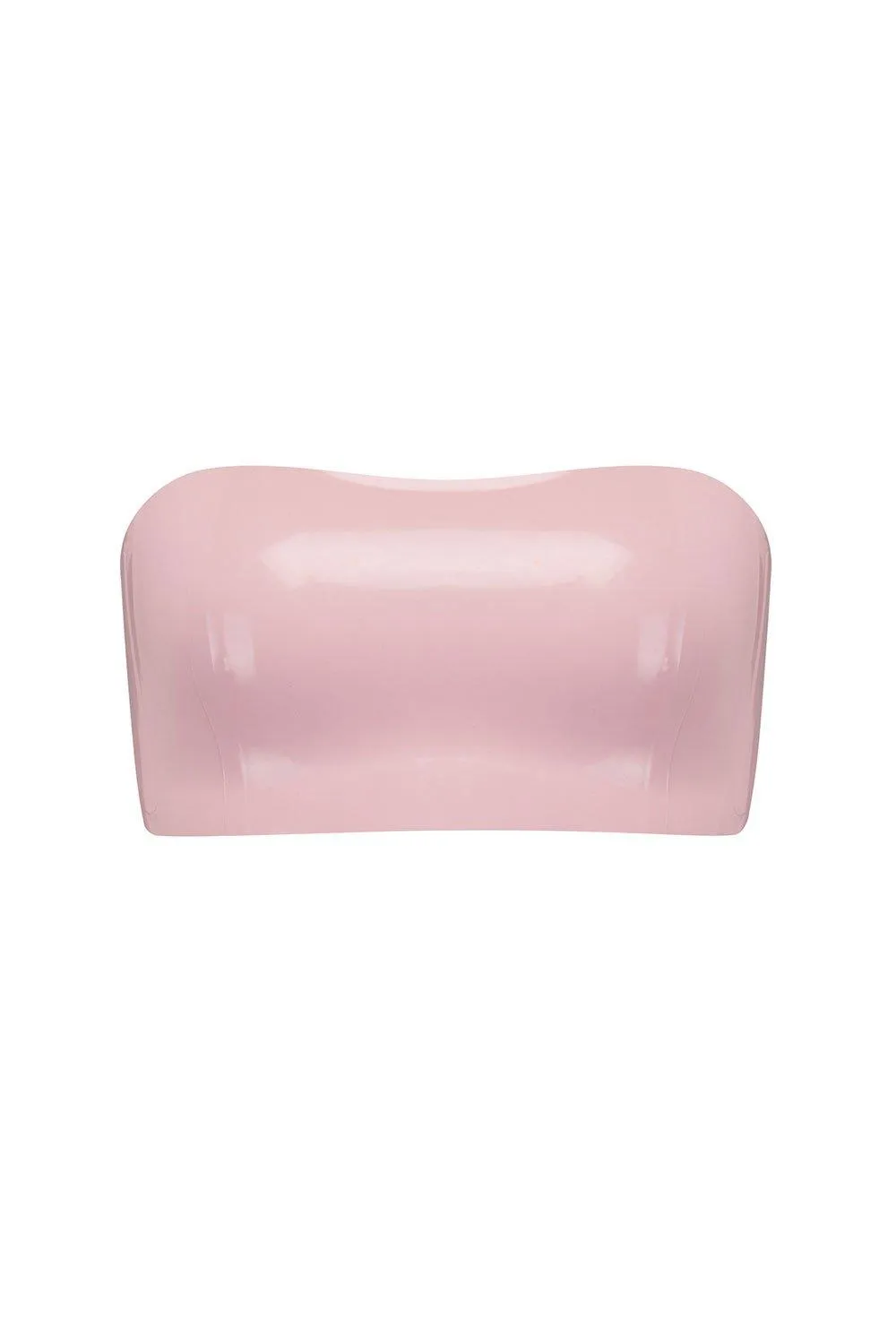 Latex Bandeau Crop Top