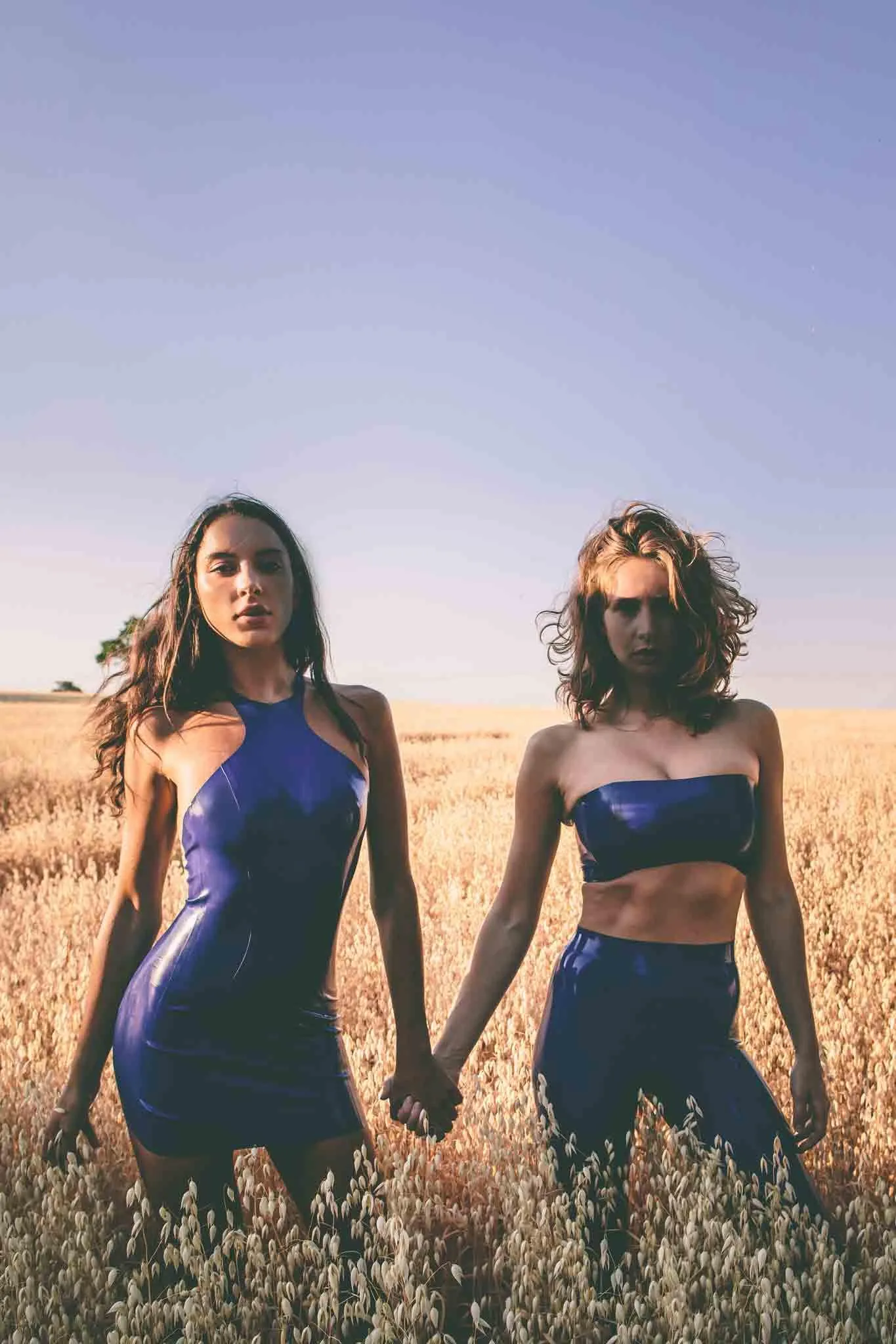 Latex Bandeau Crop Top