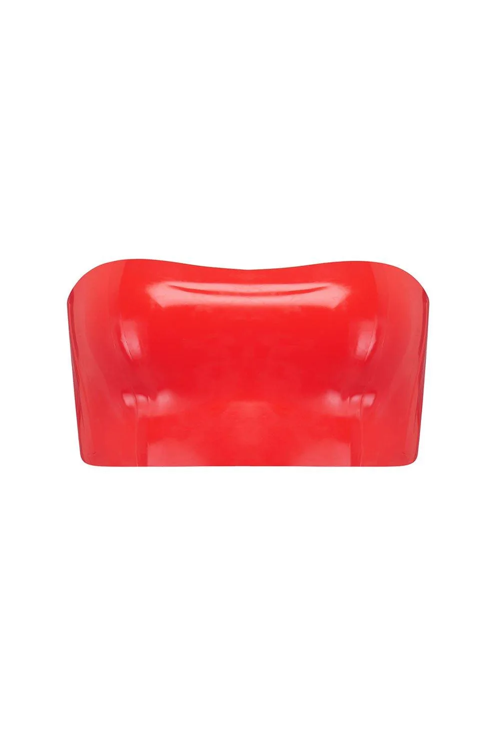 Latex Bandeau Crop Top