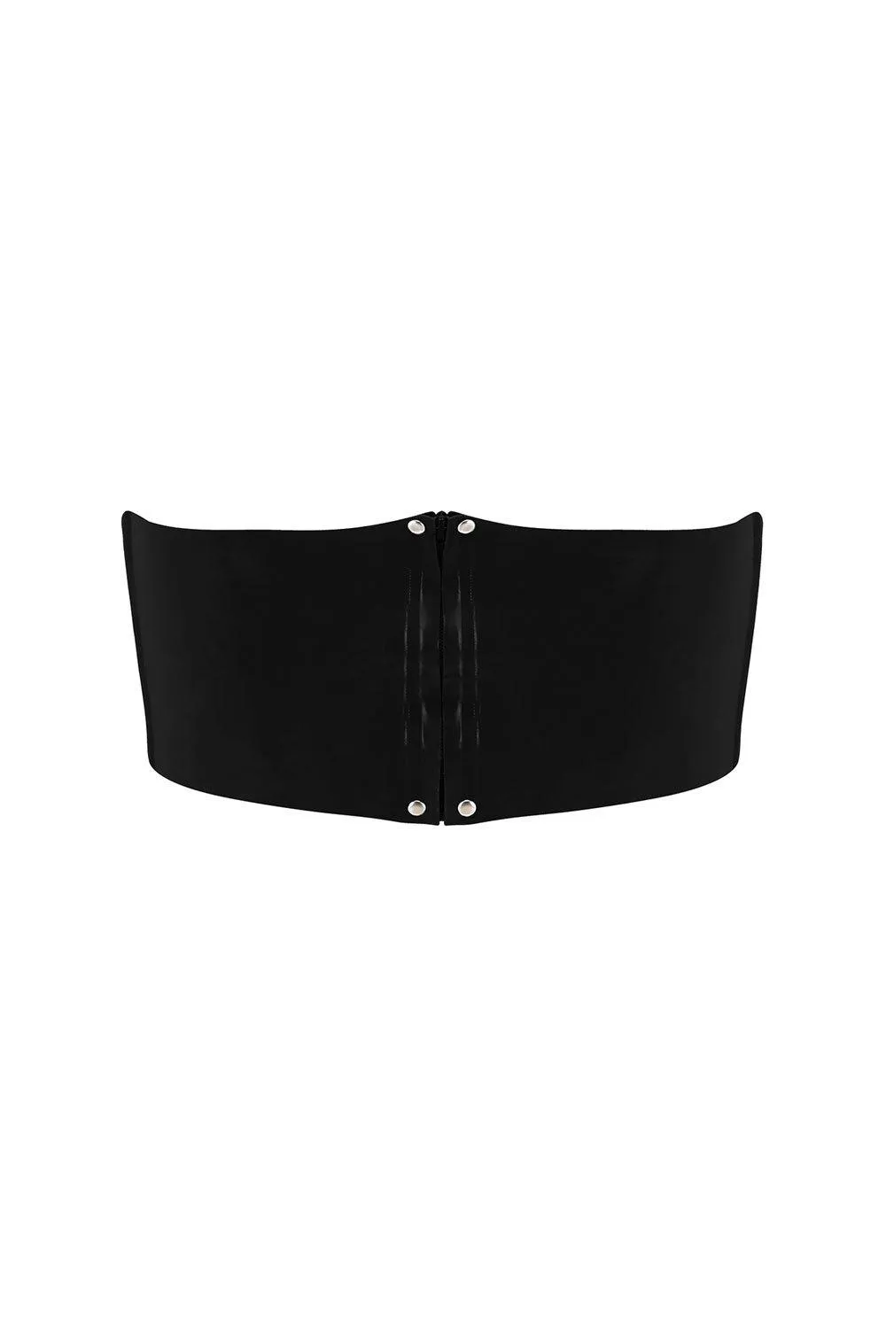 Latex Bandeau Crop Top