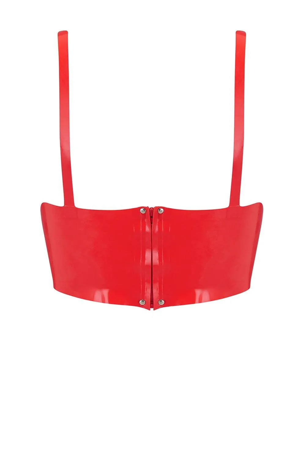 Latex Full Cup Longline Bra